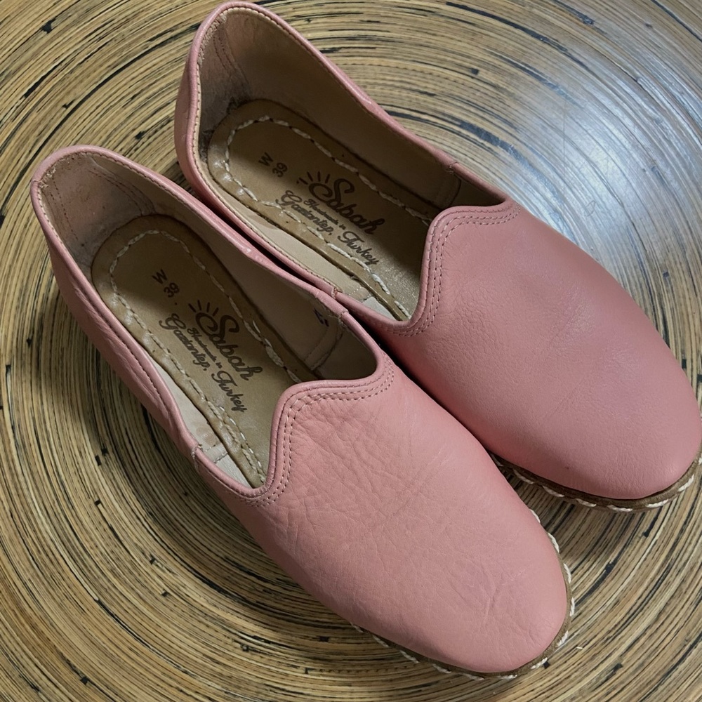 Sabah Pink Leather Classics sz39, 7.5-8